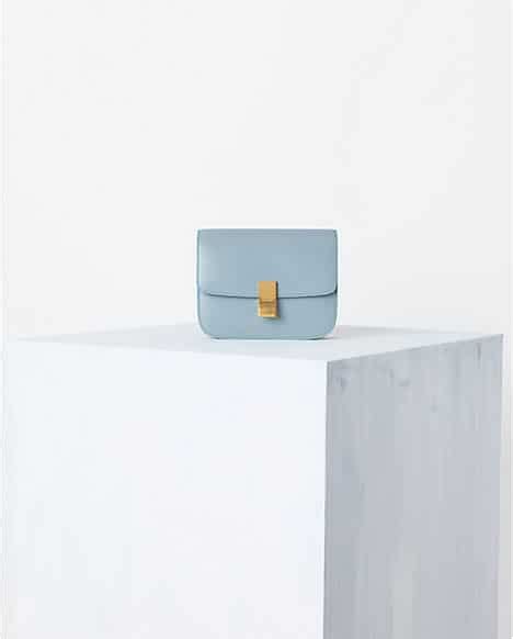 celine nano light blue